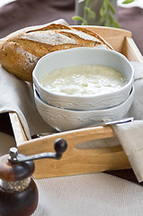 Image showing Creamy Cauliflower and Celery soup