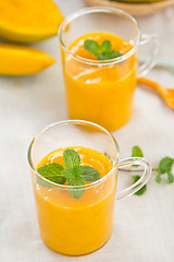 Image showing Mango smoothie
