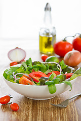 Image showing Healthy vegetables salad