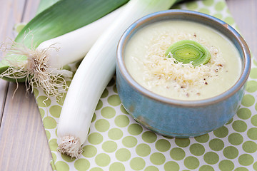 Image showing leek cream