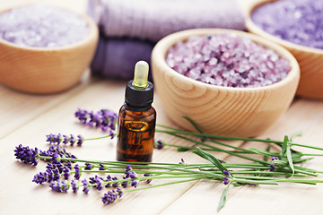 Image showing lavender aromatherapy