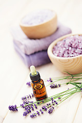 Image showing lavender aromatherapy