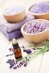 Image showing lavender aromatherapy