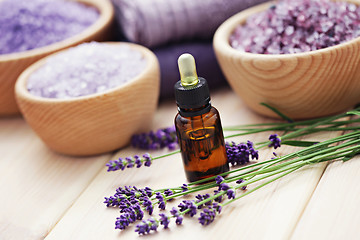 Image showing lavender aromatherapy