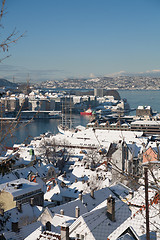 Image showing Winter in the city of Bergen, Norway