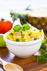 Image showing Pineapple salsa