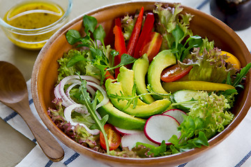 Image showing Avocado salad