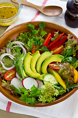 Image showing Avocado salad