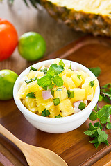 Image showing Pineapple salsa