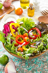 Image showing Healthy vegetables salad