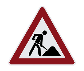 Image showing Construction Sign