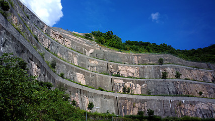 Image showing Retaining wall