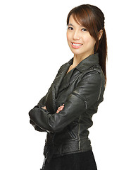 Image showing young asian woman