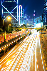 Image showing traffic in urban at night