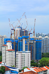 Image showing construction site in Singapore