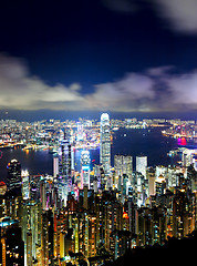 Image showing Hong Kong at night