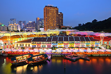 Image showing Singapore skyline