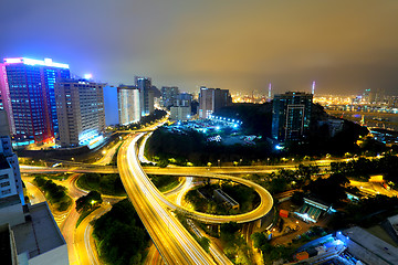 Image showing highway at night