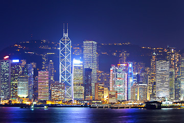 Image showing Hong Kong at night