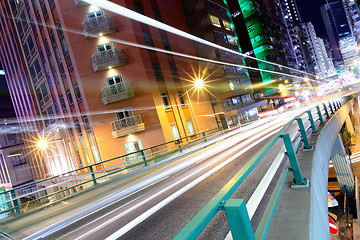 Image showing traffic in urban at night