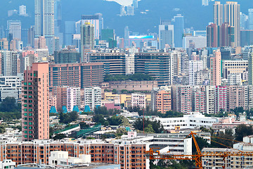 Image showing downtown of Hong Kong city