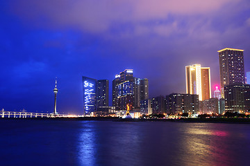 Image showing Macau at night