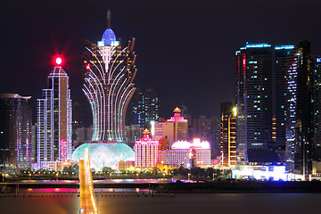 Image showing Macau at night