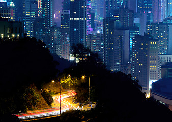 Image showing traffic and urban at night