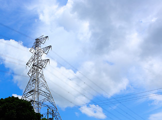 Image showing power transmission tower