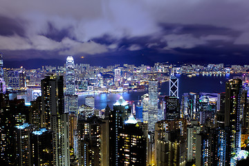 Image showing Hong Kong at night