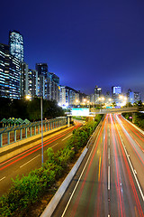 Image showing traffic in urban at night