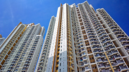 Image showing public apartment house in Hong Kong