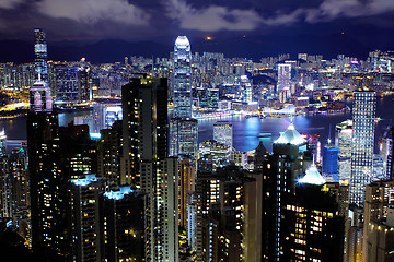 Image showing Hong Kong at night