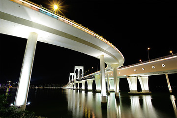 Image showing Sai Van bridge in Macao