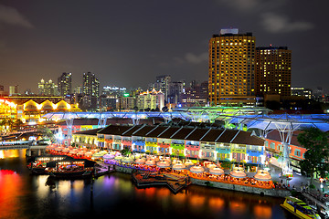 Image showing Singapore by night