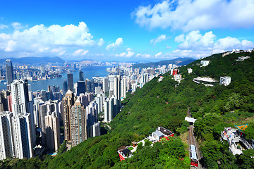 Image showing The Peak in Hong Kong