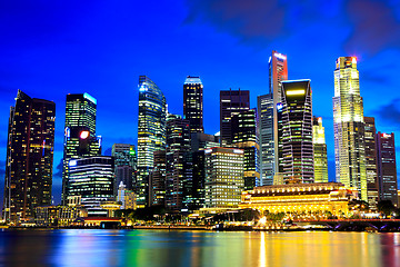 Image showing Singapore skyline