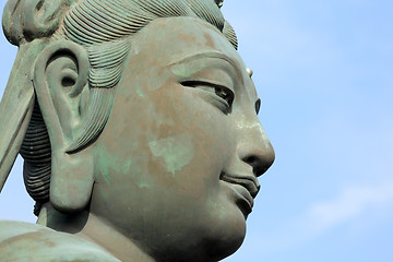 Image showing statue in chinese temple