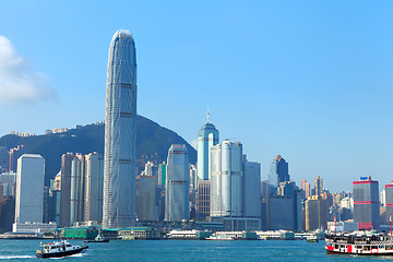 Image showing Hong Kong harbour