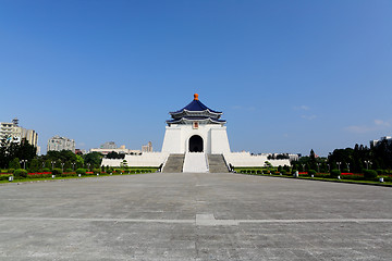 Image showing Chiang kai-shek memorial hall in taiwan