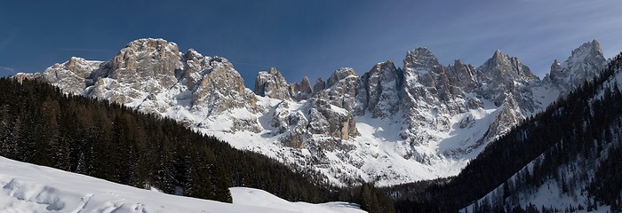 Image showing Pale di San Martino Mountains
