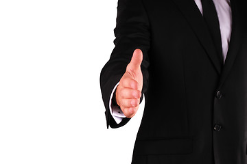 Image showing Businessman hand