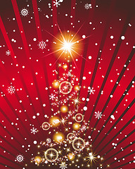 Image showing Christmas and New Year background