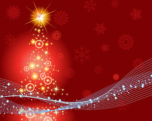 Image showing Christmas and New Year background