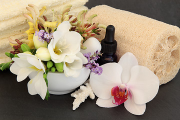 Image showing Floral Spa Treatment
