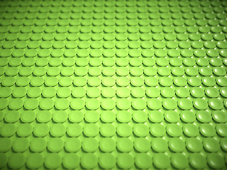 Image showing Green bulging circles texture or background