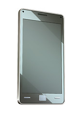 Image showing Cell or smart phone with touch screen isolated