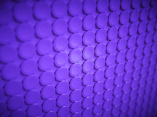 Image showing Purple bulging circles texture or background