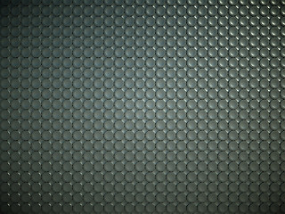 Image showing Black bulging circles texture or background