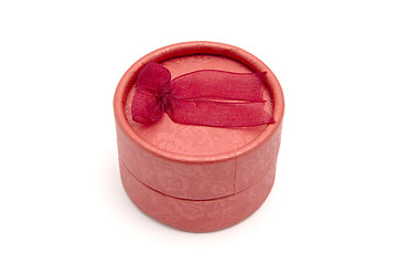 Image showing Red jewelry box